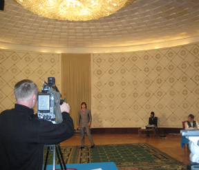Сьемки для телеканала - Казахстан, 2008 г.